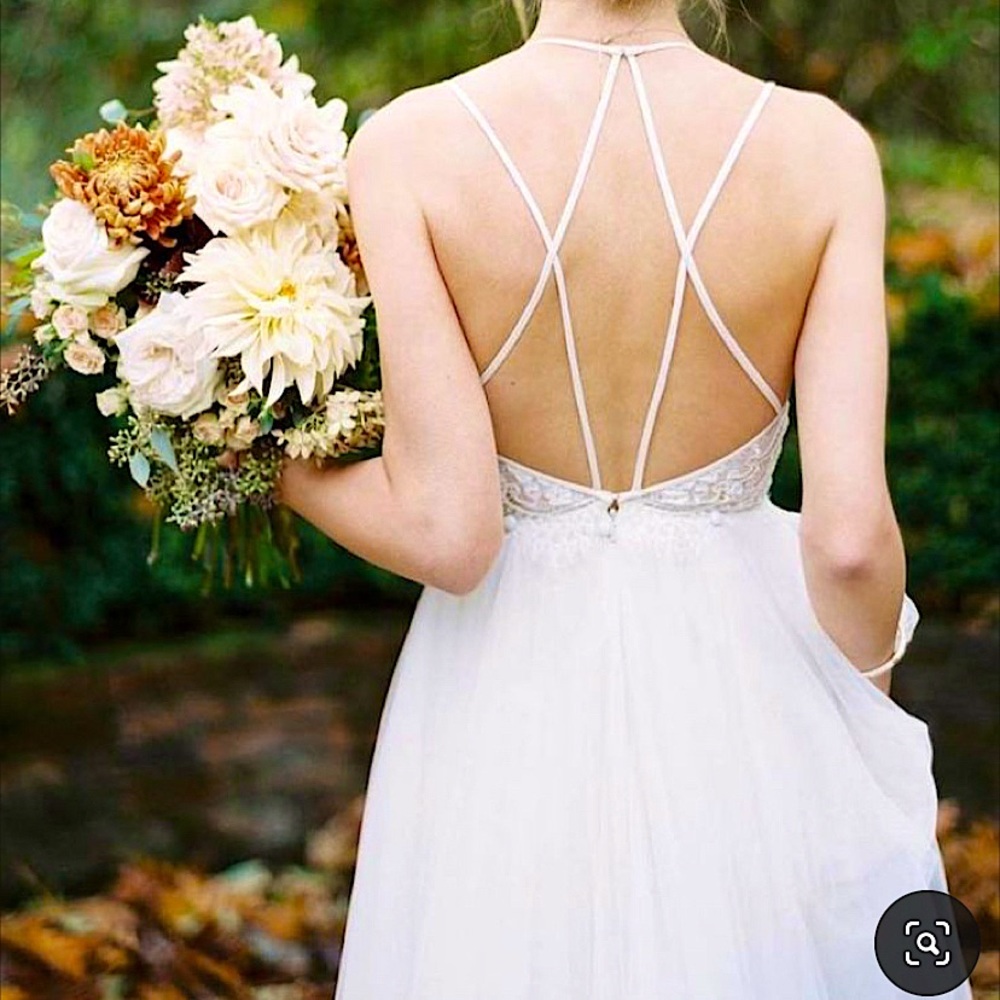 Ethereal BHLDN Rosalind Gown | Willowby by Watters | Anthropologie Bride